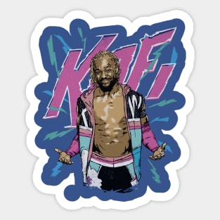 Kofi Kingston Lightning Sticker